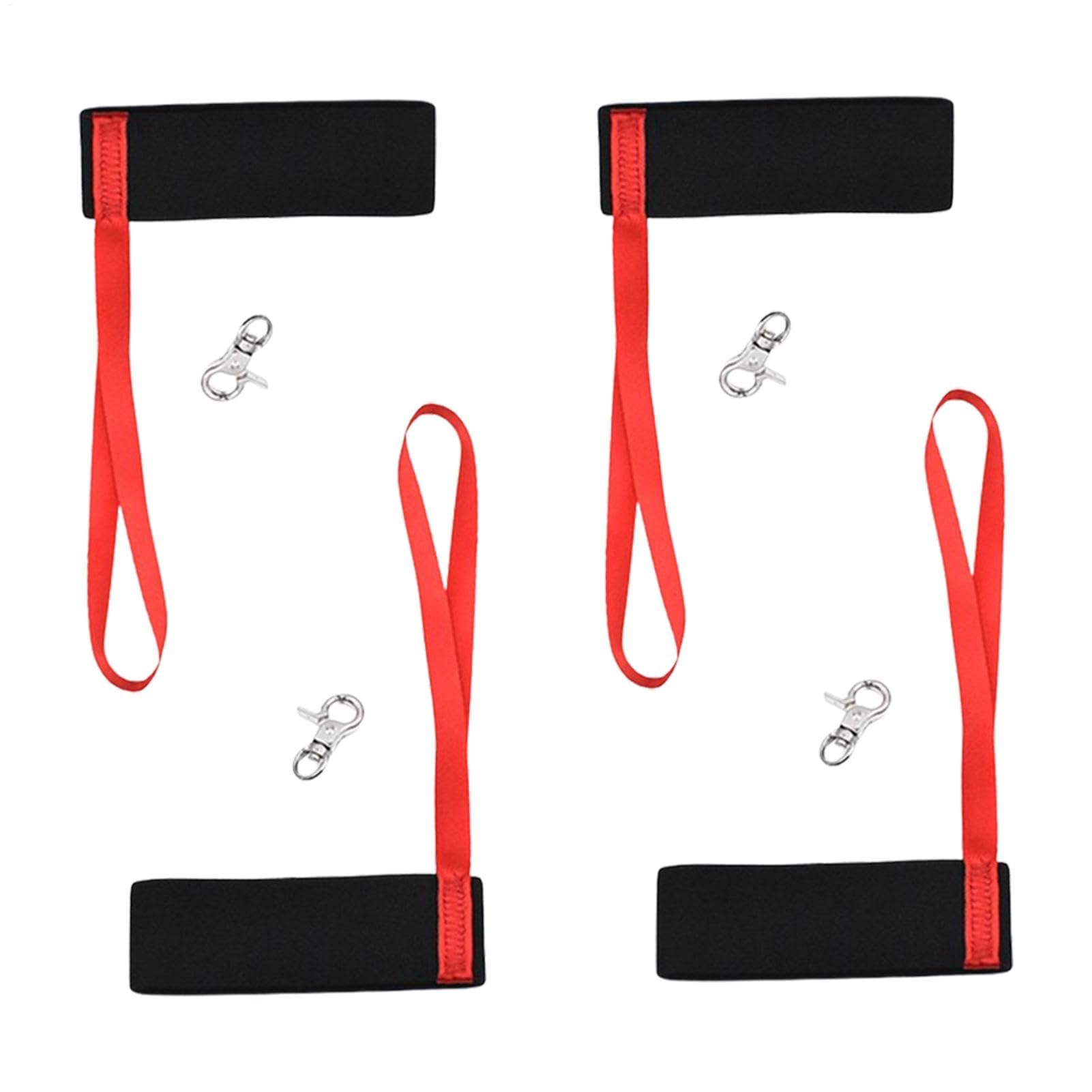 Fonowx 2Pcs Handschlaufen Für Skihandschuhe, Ski Glove Wrist Straps, Elastische Befestigungsschlaufen Handschuh, Handgelenkschlaufen Handschuhe, Elastischer Handschuhband Für Winterhandschuhe, Schwarz