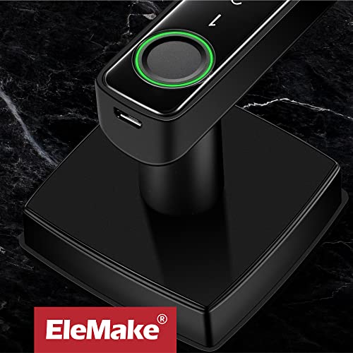 Smart Door Lock, Fingerprint Door Lock, Smart Lever Door Lock with Bluetooth APP Control/Code/Backup Key/Fingerprint Smart Door Lock Perfect for Apartment Office Home - Image 4