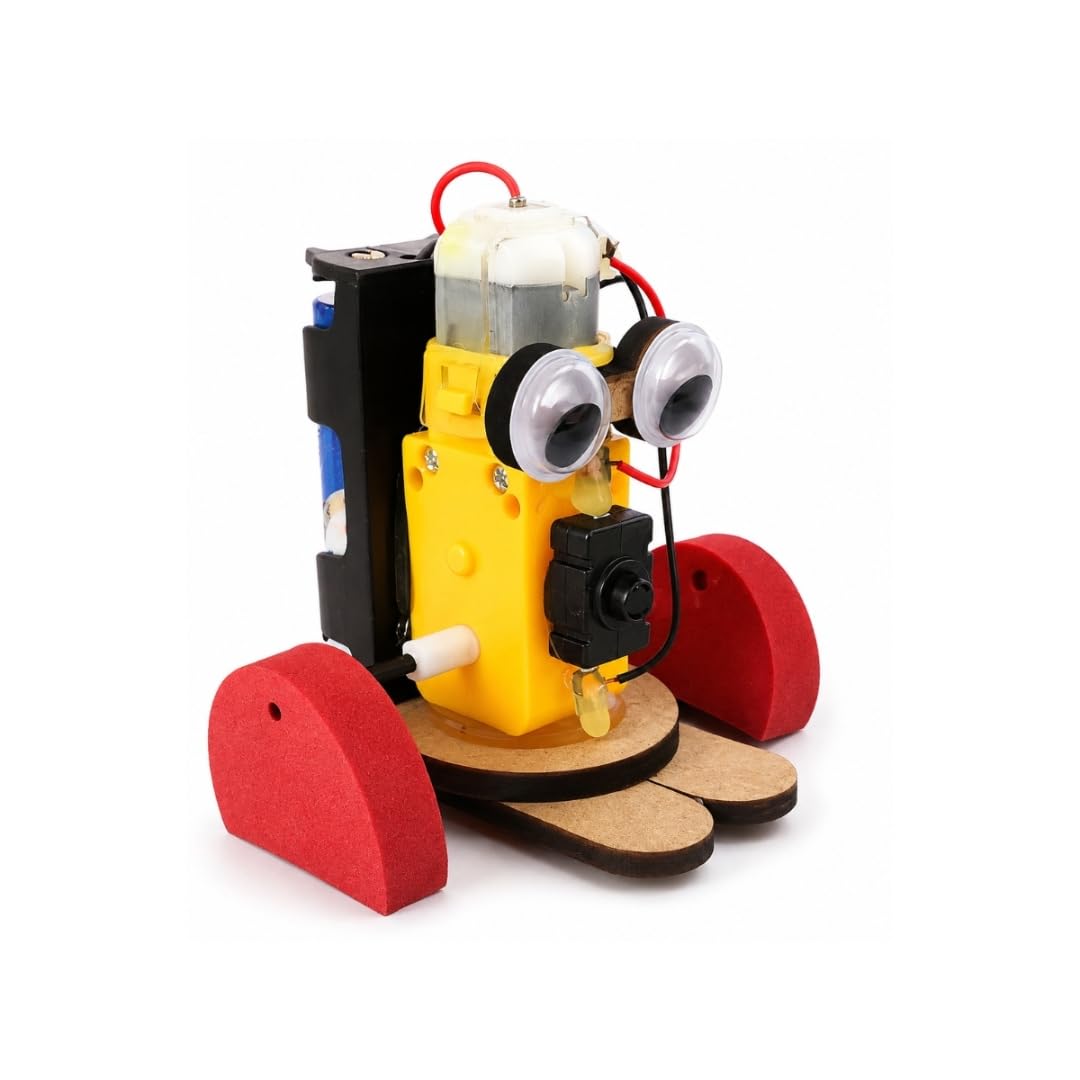 ERH India Science Project Readymade STEM Robot Toy Working Model for School Kids and Students Educational Physics Experiment Kit Motor Powered Learning Activity-image-19
