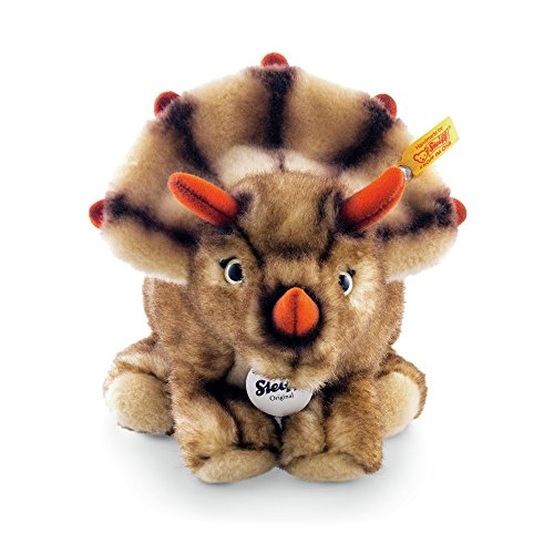 Preisvergleich Produktbild Steiff 066870 - Trixi Triceratops 30 stehend, braun gespitzt