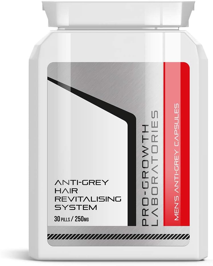 PRO GROWTH MENS ANTI-GREY PILL HAIR REVITALISING SYSTEM GET RID OF GREY AND FEEL YOUNGER AGAIN