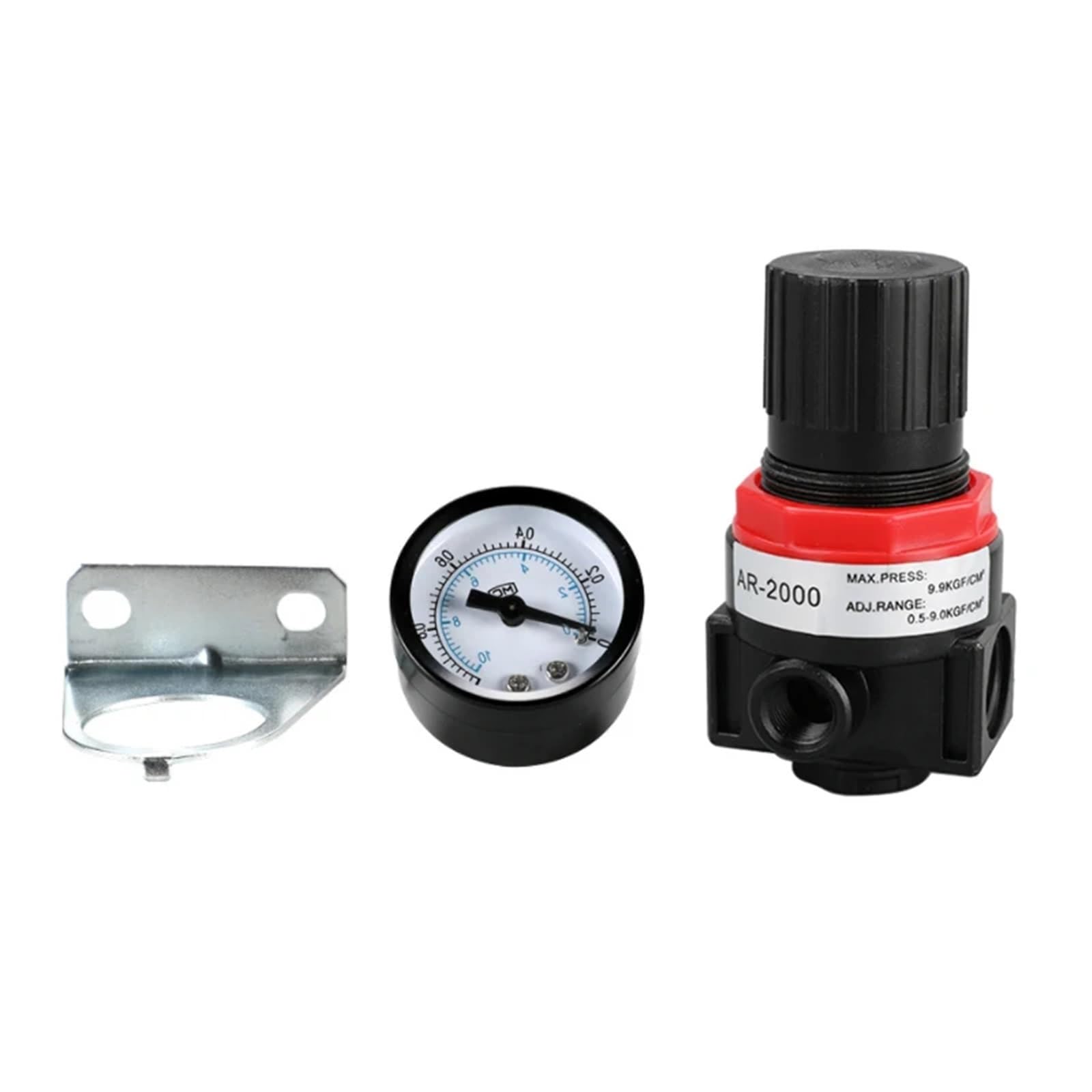 AR2000 0.6 cm Gwint Pneumatyczny Regulator Ciśnienia Sprężarki Powietrza Zawór Redukcyjny 4 mm 6 mm 8 mm 10 mm 12 mm Złącza (Typ Ar2000 i C)