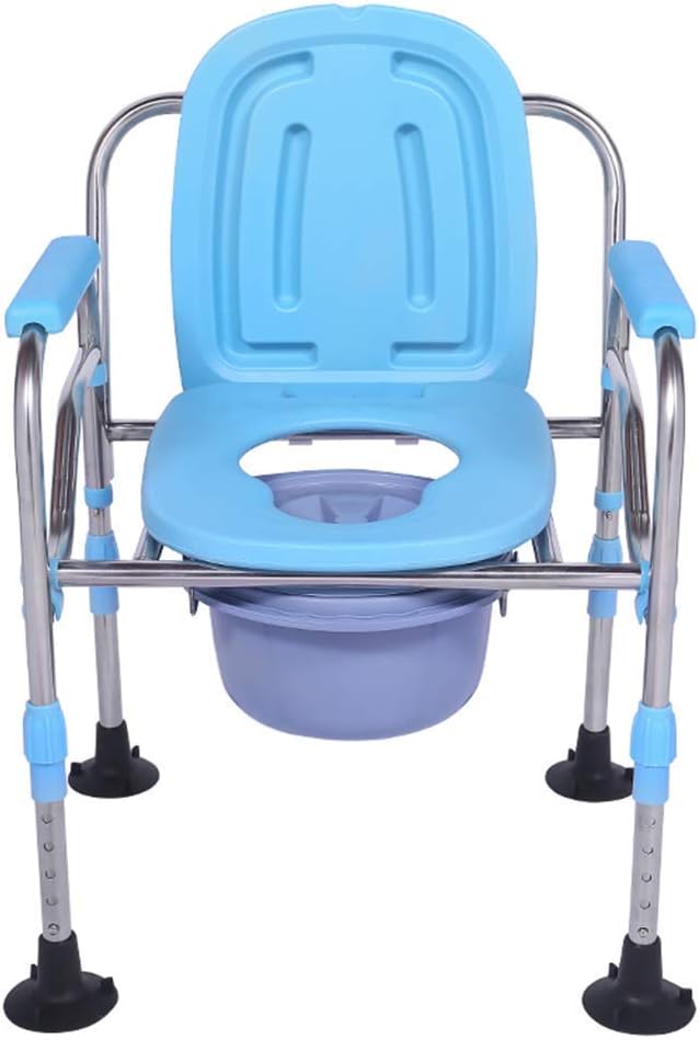 ベッドサイド便器、便器チェア、トイレチェア、便器ホームケアトイレチェア、アームと浴室安全フレーム付き、高齢者用