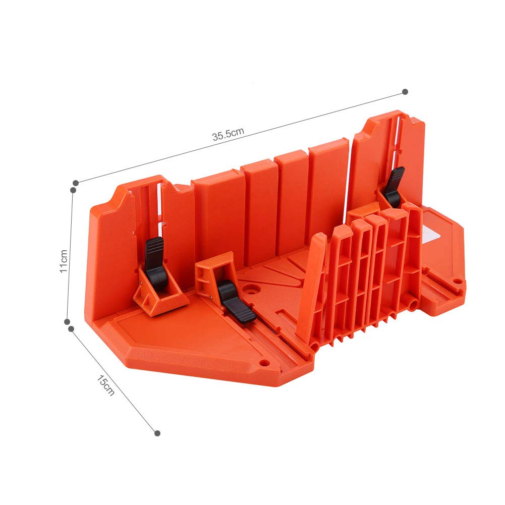 Greensen Scatola per Mitra con Serraggio - Scatola per Mitra in Plastica per Potatura per Legno a Mano Strumento Hardware - 35,5 x 11 x 15 cm