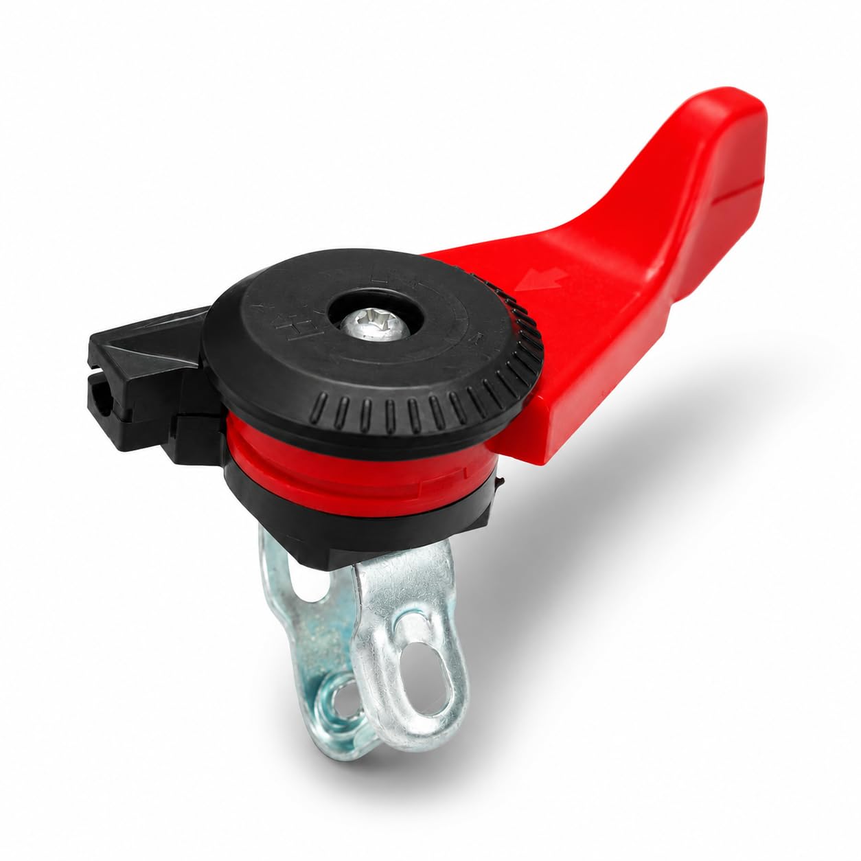 power weeder accelerator throttle governor switch handle lever, red, compatible with 7 hp to 15 hp diesel cultivator