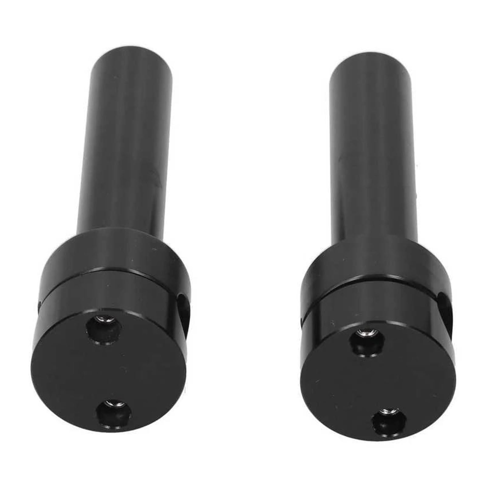 Elevadora Manillar Kit Adaptador Abrazadera Montaje para Elevadores Manillar 2 Piezas 25 Mm Accesorios Aleación Aluminio para Motocicletas(Negro)