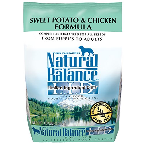 Natural Balance L.I.D. Limited Ingredient Diets Sweet Potato & Chicken Formula Dry Dog Food, 4.5-Pound