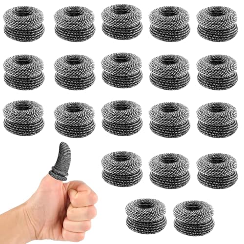 COYUN 20 Pcs Venda Tubular Dedos Vendaje De Dedo Apósitos Para Dedos Bob Para Dedos Venda Tubular Vendaje Tubular Dedos-Negro