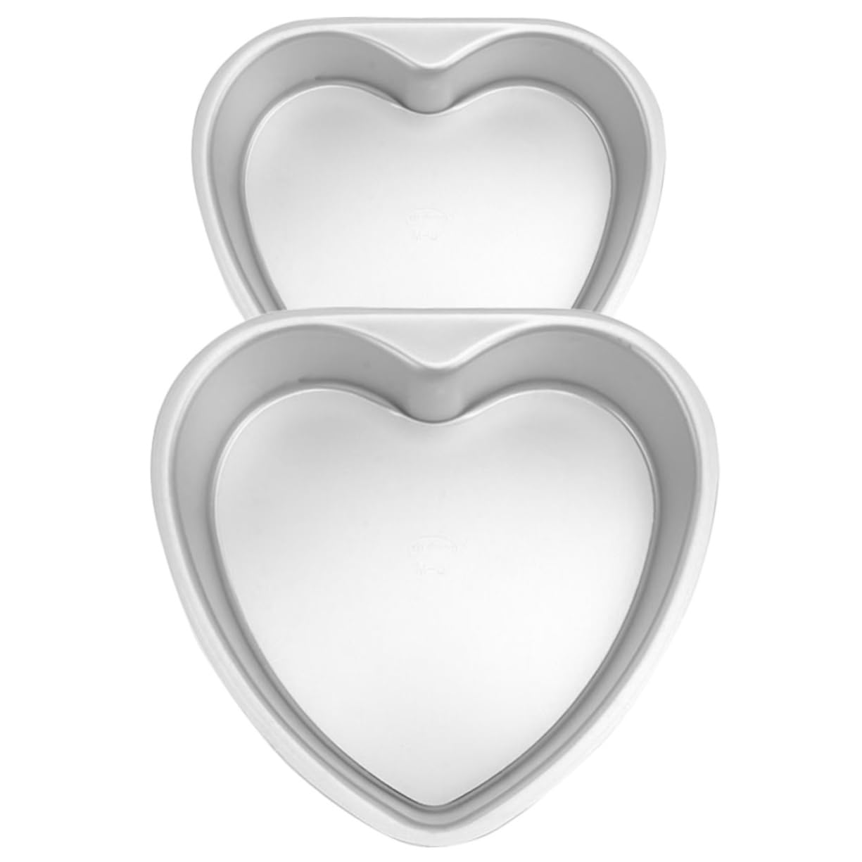 PRETYZOOM 8 Pièces Moule à Gâteau Coeur Moule à Gâteau Des Anges Bol Ramequins Amovible Poêle Tubulaire Fromage Cuisson De Gâteaux Alliage D'aluminium