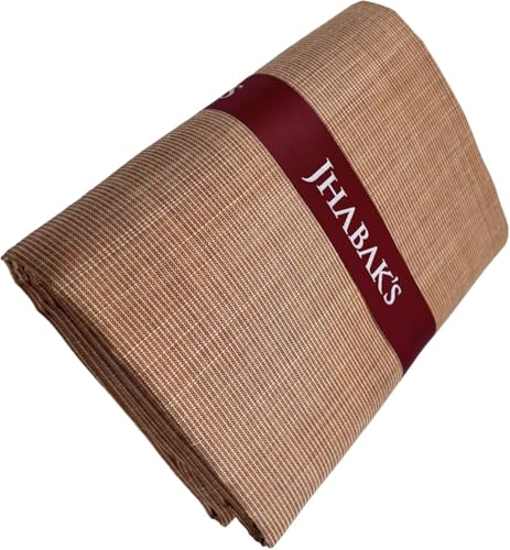 Image of JHABAK'S Unstitched Cotton Blend Solid Shirt & Trouser Fabric - 2.25 m Shirt Cloth - 1.20 m Pant Piece