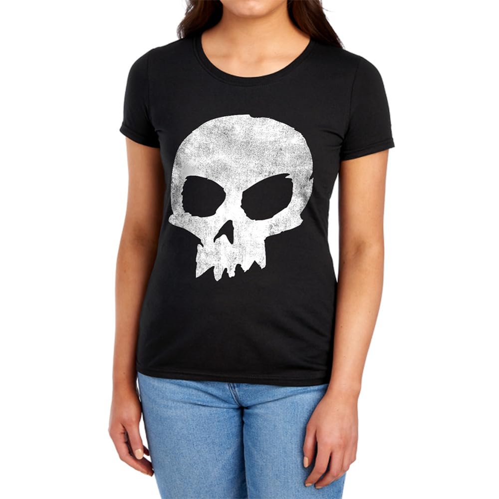 Disney Women's Toy Story Sid Skull T-Shirt, Black | Size: Medium