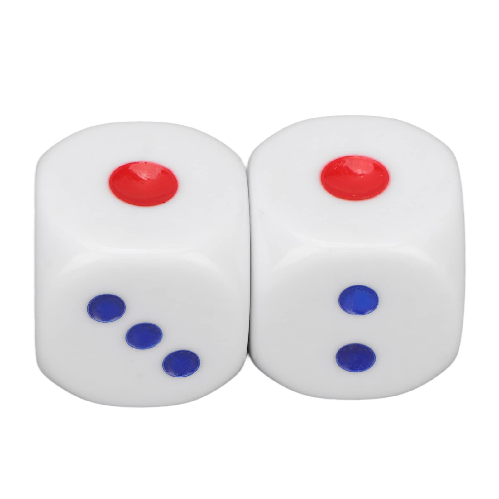 Drfeify Dés à 6 Faces – 10 Dés 2,5 Cm, 2 Couleurs, Plastique étanche, Portable Pour Jeux De Société