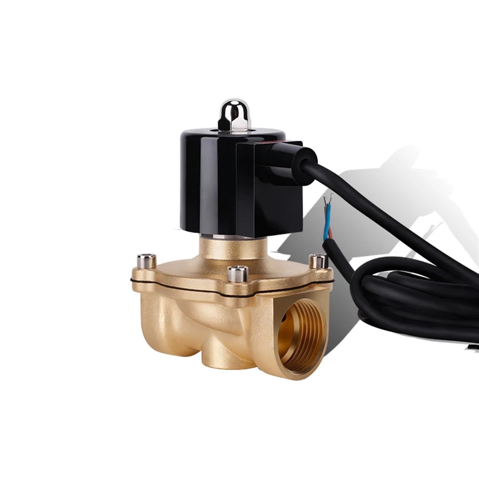Électrovanne de fontaine en laiton robuste IP68 pour bassin de jardin 12VDC