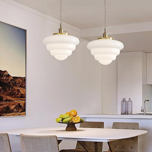 Miniatura 4 de SSBHDM Flush Mount Ceiling Lighting Fixtures,Creative High Light Transmission Glass Hanging Lamp Lampshade,Nordic Minimalist Style Chandelier,Studio