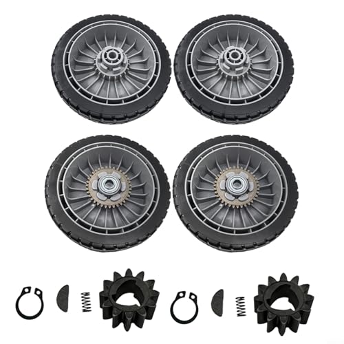 Roues de rechange pour tondeuse Honda HRR216 et HRS216 en plastique caoutchouc