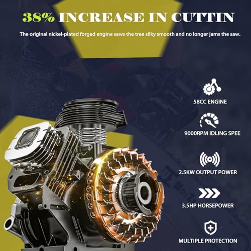 58CC Dual Bar Chainsaw