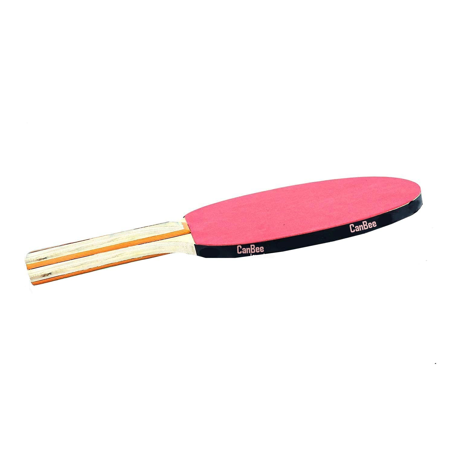 Canbee Table Tennis Racket Wooden | Red and Black Eva Fome Coting Wooden Polished Handles for Kids Traning (1 Piece) (B0C1X6683D) Amazon Price History, Amazon Price Tracker