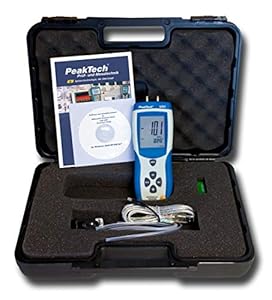 PeakTech P 5150 Differenzdruckmessgerät -344 mBar bis +344 mBar