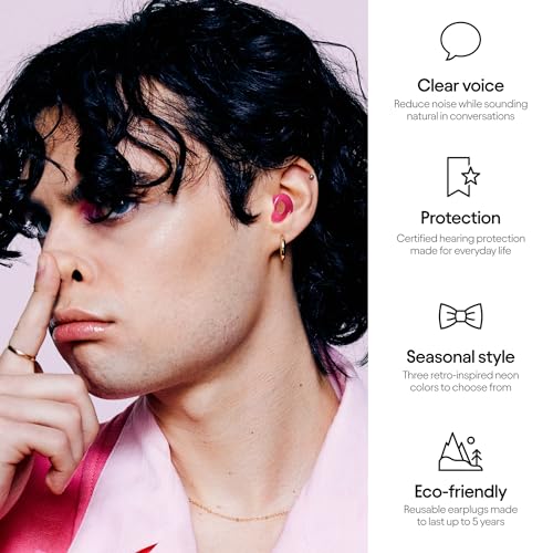 Loop Engage Equinox Earplugs – 16 dB (SNR) Noise Reduction