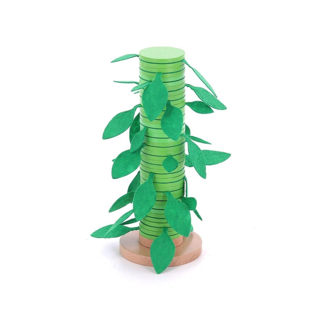 Vilac - Magic Beanstalk Game, Natural Wood Children's Games, Kids Balance Toy, Unisex, Green