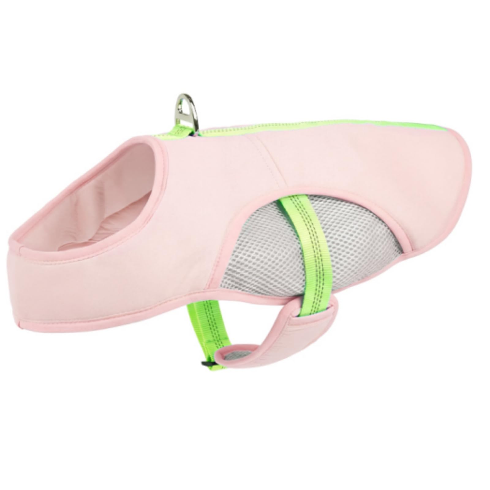 IECOii Dog Cooling Jacket,Dog Cooling Vest with Harness Ring,Pink L
