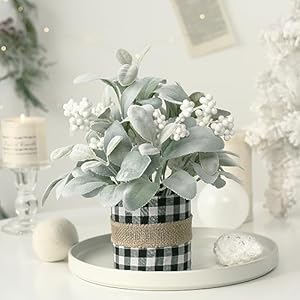 Flocked Lambs Ear Tabletop Mini Small Table Top Winter Christmas Tree,10" Artificial Little Potted for Christmas Decor, for Home Indoor Holiday. Flocked Lambs Ear Tabletop Mini Small Table Top Winter Christmas Tree10 Artificial Little Potted for Christmas Decor for Home Indoor Holiday