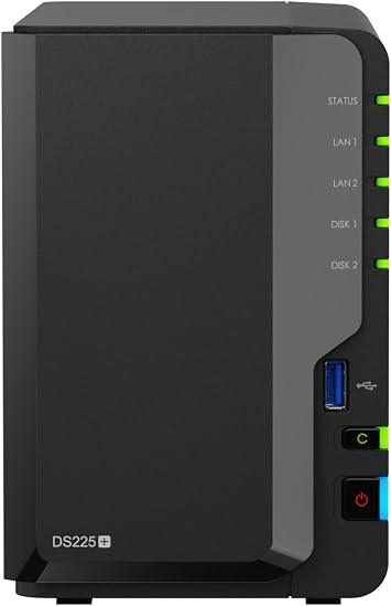 Synology 2-Bay NAS DS225+ (Diskless)