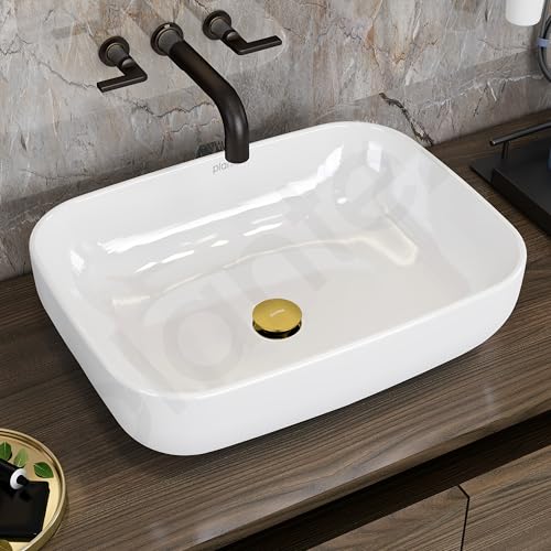 Image of Plantex Pure Brass Waste Coupling /5 inch Drain Outlet System Full Thread Pop up Waste Coupling for Wash Basin (Glossy Gold - Pack of 1)