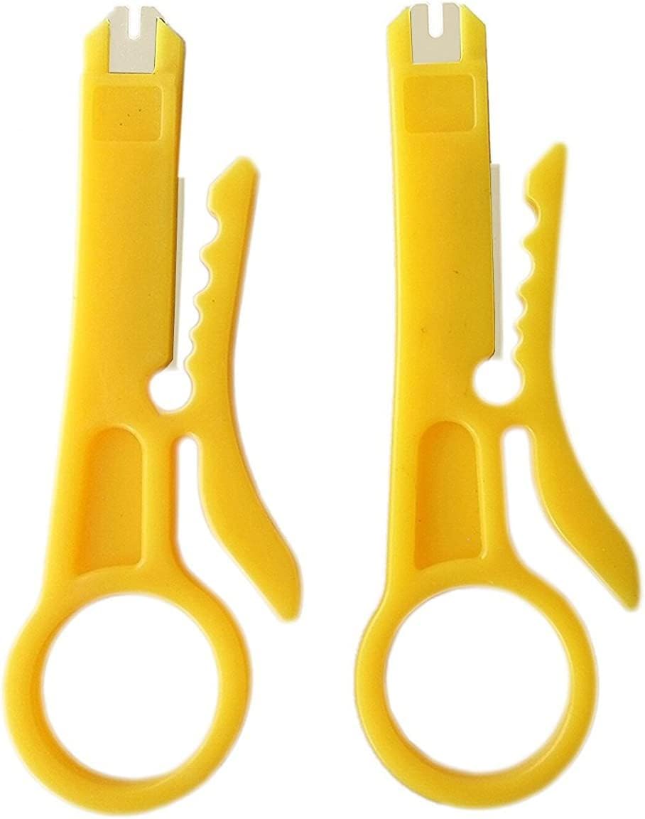 SILVER TUTTLET (2IN1) Mini Wire Stripper Crimper Pliers Crimping Tool Cable Stripping Wire Cutter Punch Down Cutter for RJ45 Cat5 Network Wire Cable,Data Telephone cable (B0CJY8MZ4M) Amazon Price History, Amazon Price Tracker