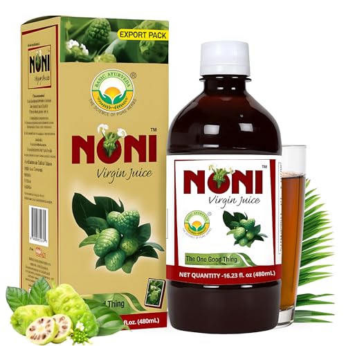 basic ayurveda noni virgin fruit juice  1623 fl oz 480ml  pure amp organic ayurvedic juice for health and wellness