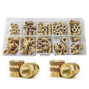 Gshupiou GSHUPIOU Messing Rändelmuttern Set 500pcs