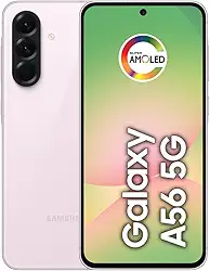 Smartphone Samsung Galaxy A56 5G 256GB, 8GB RAM, Câmera 50MP, IP67, Super AMOLED 6.7", Recursos AI, Rosa
