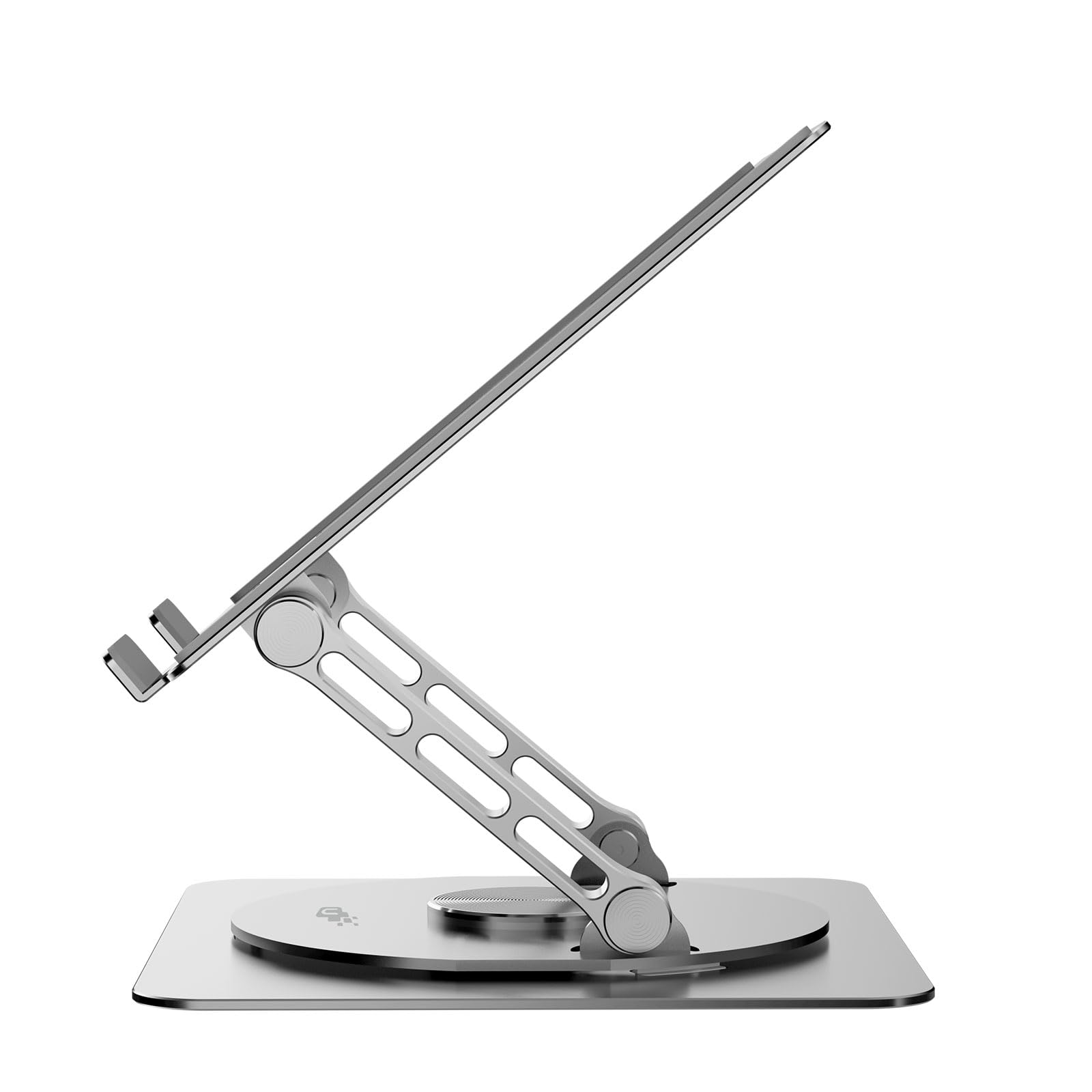 INOVU INSU36016 - Support Rotatif 360° Pliable - Compatible PC Portable et MacBook jusqu'à 16 Pouces / 5 kg - Alliage Aluminium - Patins en Silicone - Ergonomique - Résistant