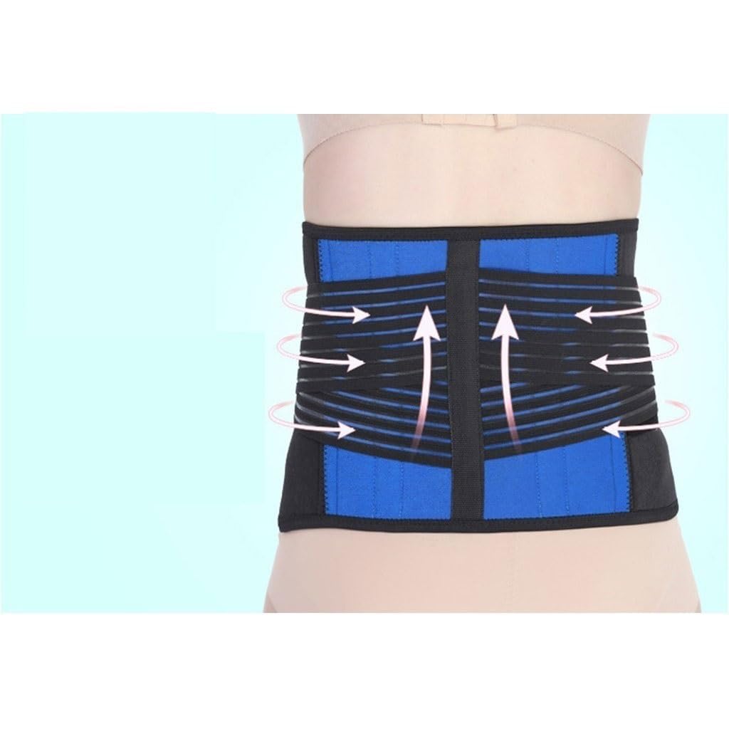 Faja Lumbar para aliviar el Dolor Lumbar en Hombres y Mujeres. Transpirable y Ligera para Levantar Objetos, Trabajar, Gimnasio y Corregir la Postura.