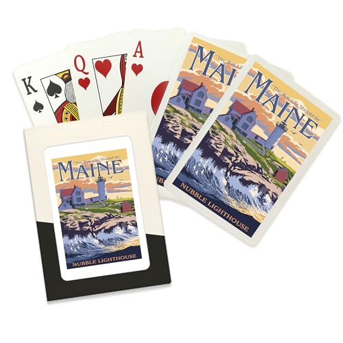 Baraja de cartas Poker York Maine Nubble Lighthouse