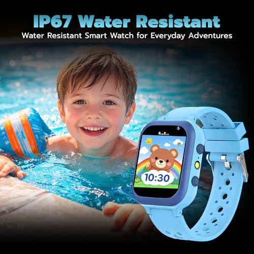 Image of PunnkFunnk Smart Watch & Kids Calling Smart Watch Combo, 1.83 inch HD Fitness Watch with Bluetooth Calling + Kids Camera Smartwatch with Games, Heart Rate, SpO2, Sleep Monitor, Boys & Girls