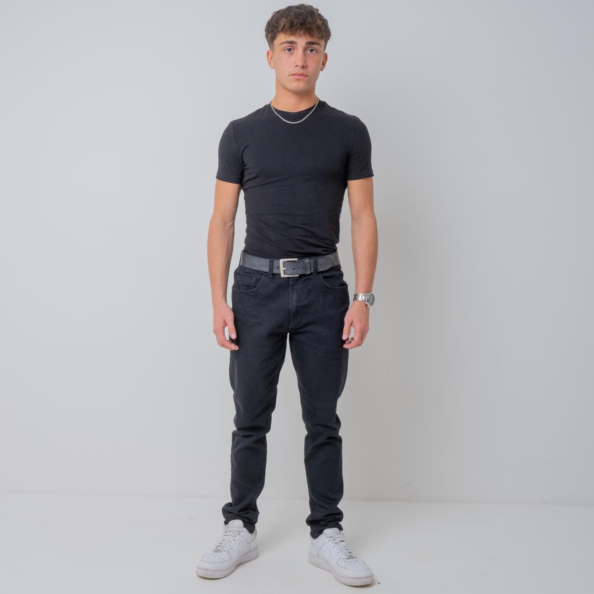 BELTINGER Premium Weicher Vollrindledergürtel, 40 mm breit, Used Look, Jeans & Hosen, Vintage Stil, Made in Italy, Casual und Office