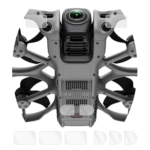 AGENIUS�EFor DJI Avata 360 �ی�t�B���� �i�m�t�B���� 1�Z�b�g ���v6���� �Z���T�[ LiDAR �Z���T�[�ی�t�B���� ���h�~ �ی�V�[�g
