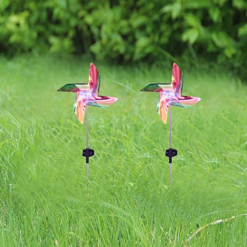 Solar Wind Spinners de 28,3 Pouces avec éclairage LED dynamique - 5