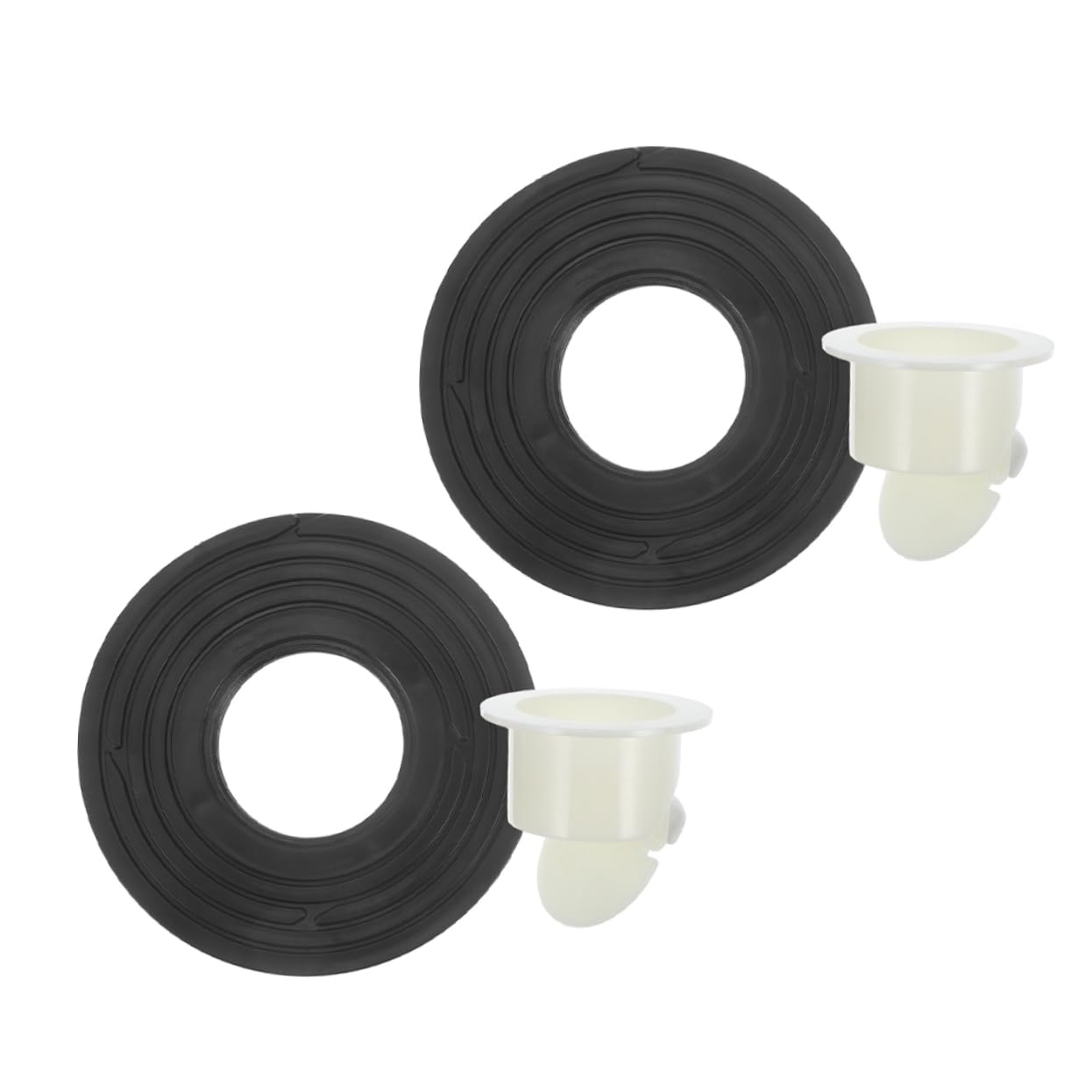 Uonlytech 10piezas De Cabello De Drenaje De Plástico Colador De Piso para Baño y Cocina contra Olores y Atascos De Limpiar y Usar