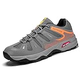 Generisch Im Freien rutschfest Bergschuhe Werkkleidung Langlauf Wanderschuhe leicht und tragbar Laufschuhe (42,grau)