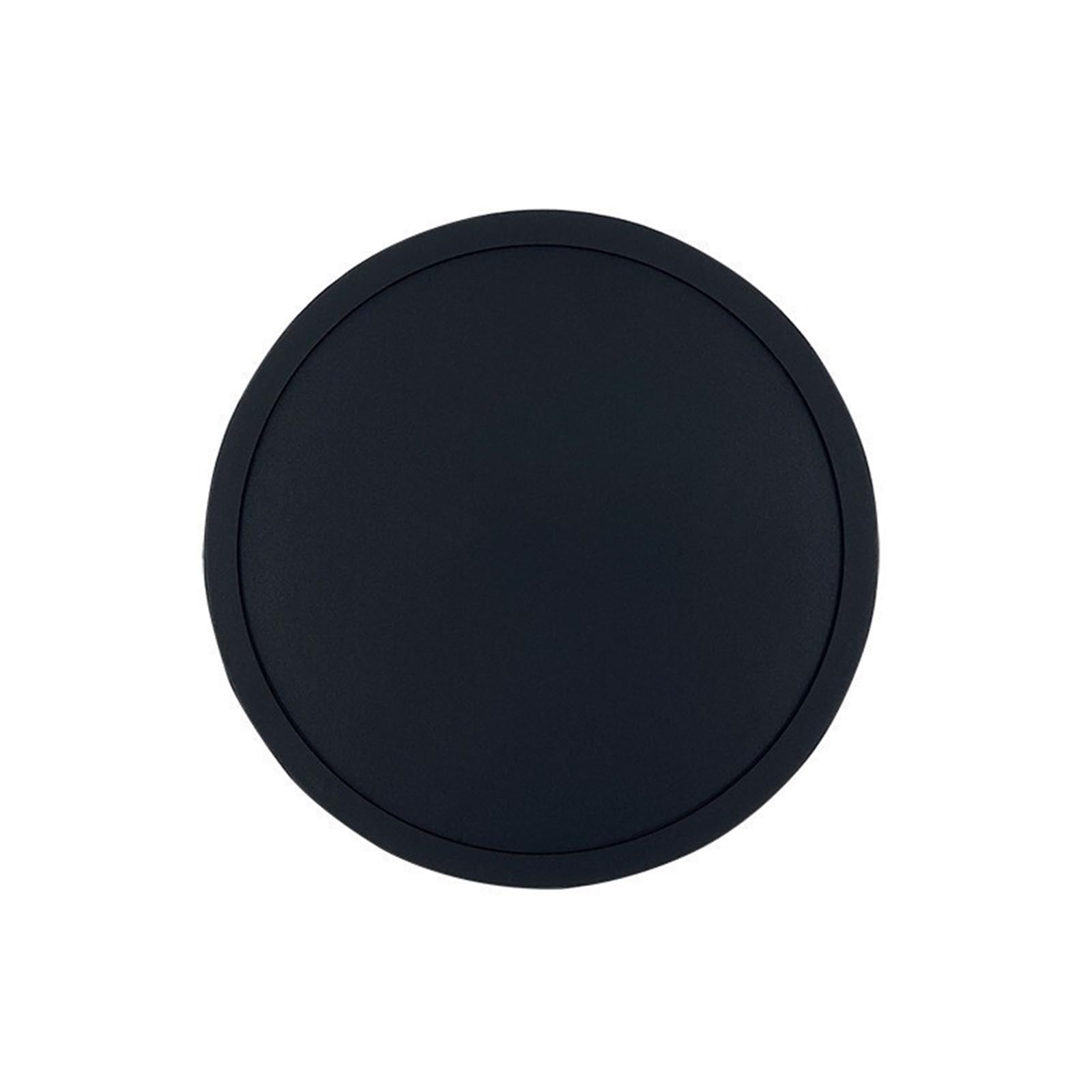 Insulated Coasters 10pcs 9cm Anti Scalding Tea Coaster Silicone Coasters Set Nonslip Drink Heat Resistant Table Pads for Home Decor Dining Table(Black)