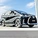 WAKAKAC Model Car 1/24 Lexus LM300 Alloy Pull Back Metal Collectible Toy Car with Light and Sound Toy Vehicle Door Can be Opened, Gift Black.