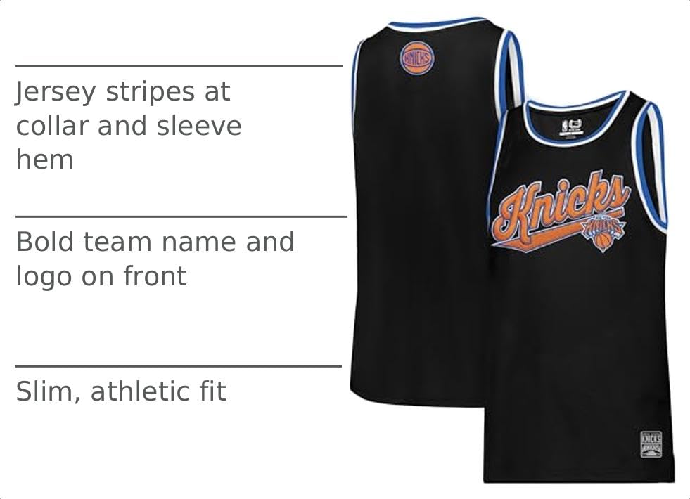 Image of Ultra Game Men's NBA Official Super Soft Sleeveless Tank Top Muscle T-Shirt - Black