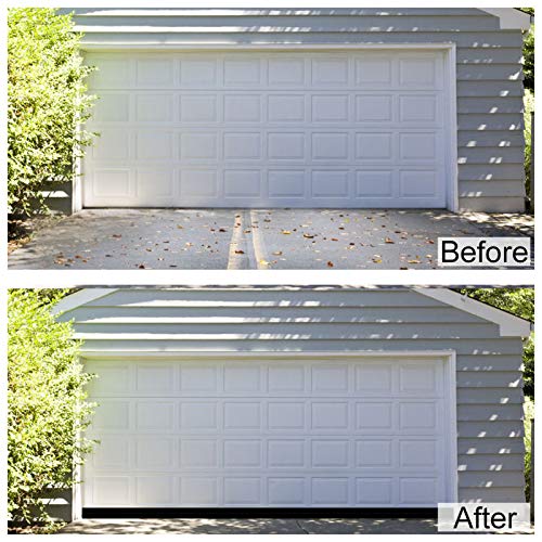 Torrami Wide Silicone Weather Stripping 3 Inch Width 20 Feet Length, Draft Stopper Seal For Barn And Garage Door Under Bottom,Top, Sides, White #TOP6