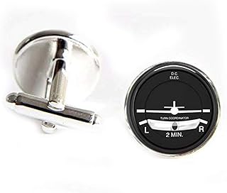Pilot Instrument Panel Cuff Links ，Pilot Gift ，Airforce Gift ，Pilot Cufflinks ，Airplane Jewelry， Pilot Control Panel Cufflinks