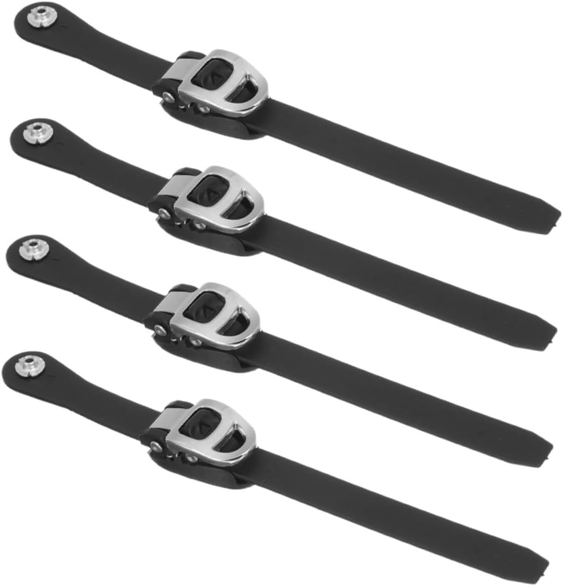 Sosoport 8 Pcs Hockey Shoe Buckle Replaceable Skate Straps Professional Buckle Straps Ice Skates Accessories