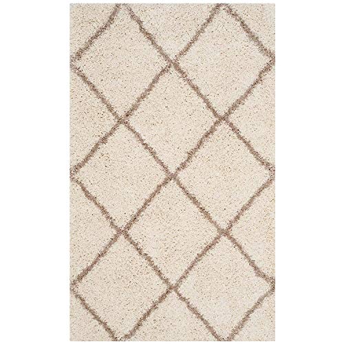 Image of Shaggy Super Soft Carpet for Home & Living Room Size - 5 X 8 Ft (Cream Ivory)