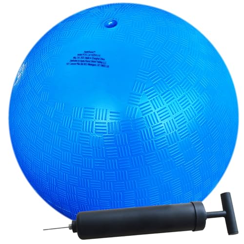 AppleRound 8.5 Inch Playground Ball with Air Pump, Pack of 1...