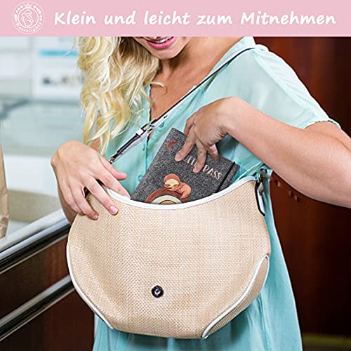 Marvelights Mutterpasshülle aus Filz für Deutschen Mutterpass – Geschenk für Schwangere und werdende Mütter (Regenbogen) – Ansicht 5